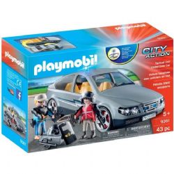 PLAYMOBIL - VOITURE BANALISÉE AVEC POLICIERS EN CIVIL #9361